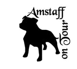 Amstaff Autoaufkleber #1