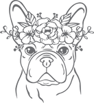 Französische Bulldogge Autoaufkleber #189