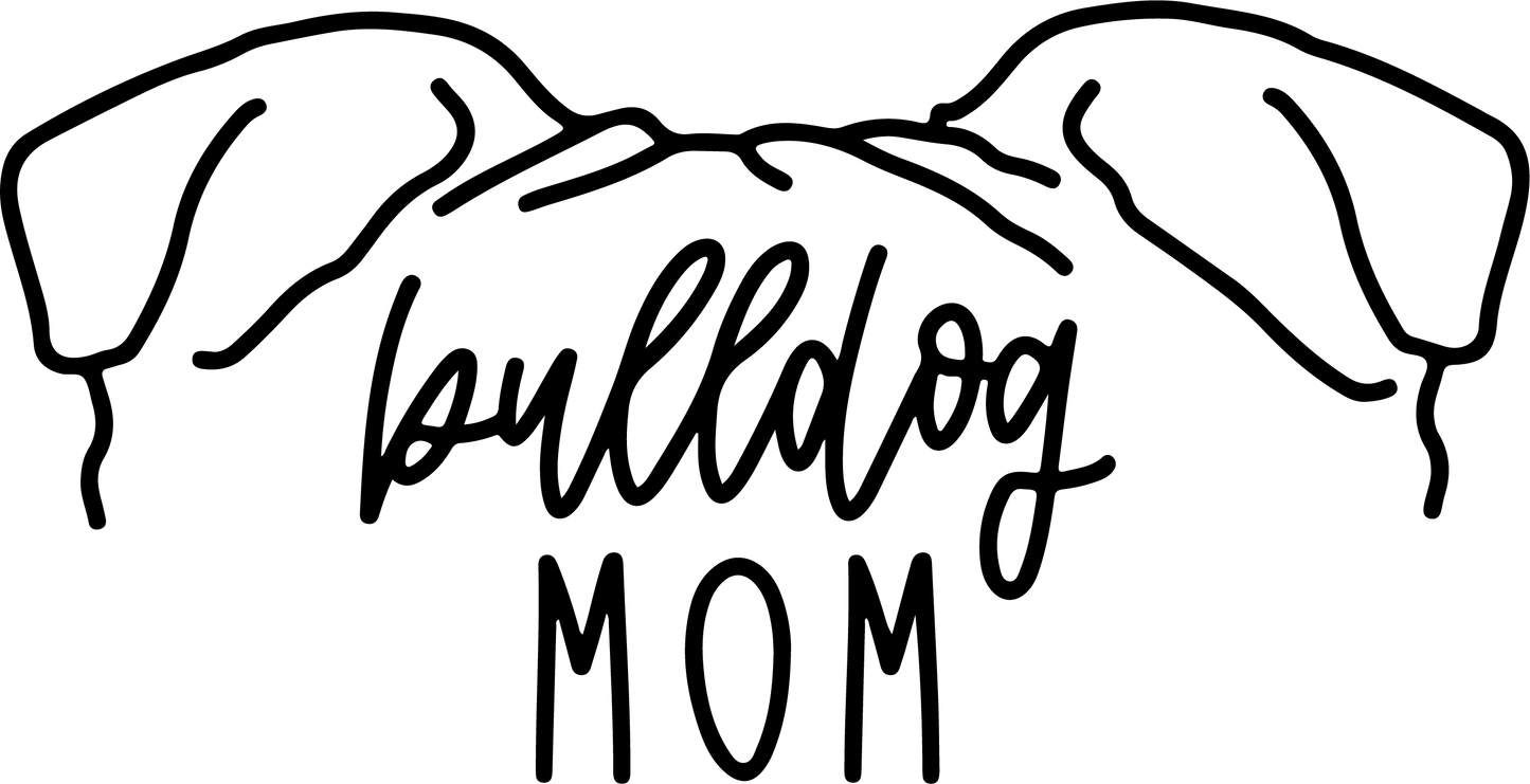 Autoaufkleber Ohren - Bulldog