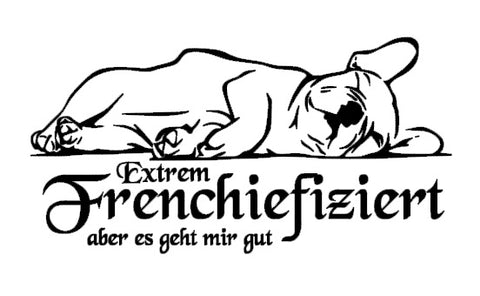 Französische Bulldogge Autoaufkleber #11