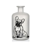 Beleuchtete Dekoflasche Französische Bulldogge mit Wunschtext und -motiv