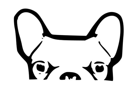 Französische Bulldogge Autoaufkleber #24