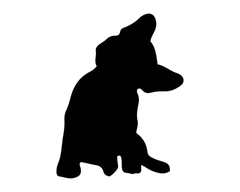 Französische Bulldogge Silhouette Autoaufkleber #7