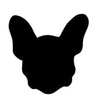 Französische Bulldogge Silhouette Autoaufkleber #1