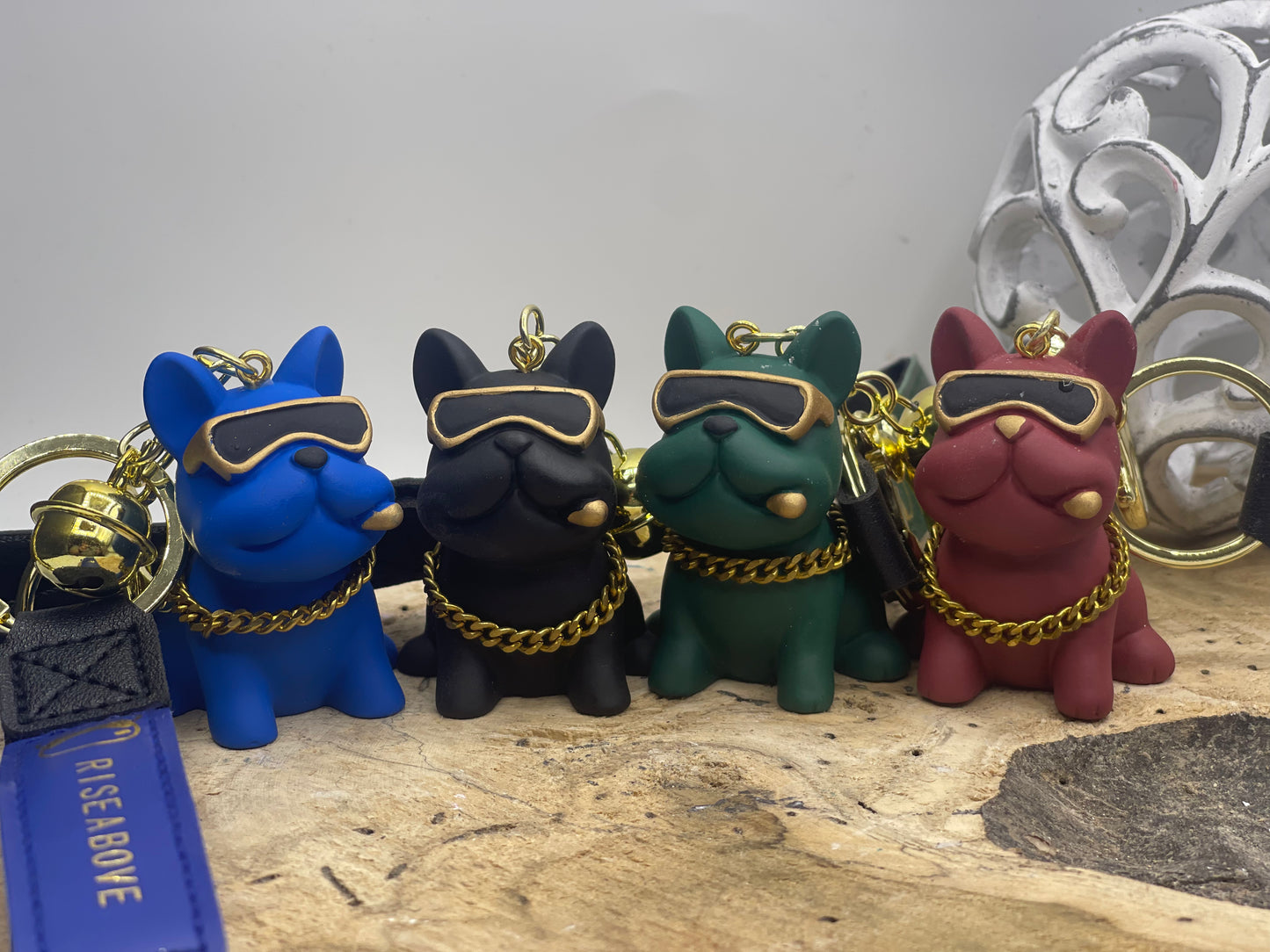 Französische Bulldogge Schlüsselanhänger