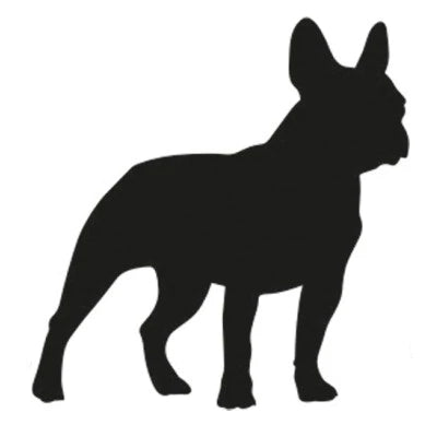 Französische Bulldogge Silhouette Autoaufkleber #8