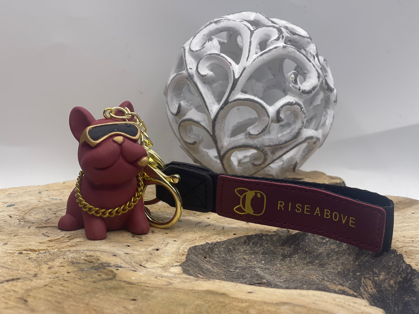 Französische Bulldogge Schlüsselanhänger