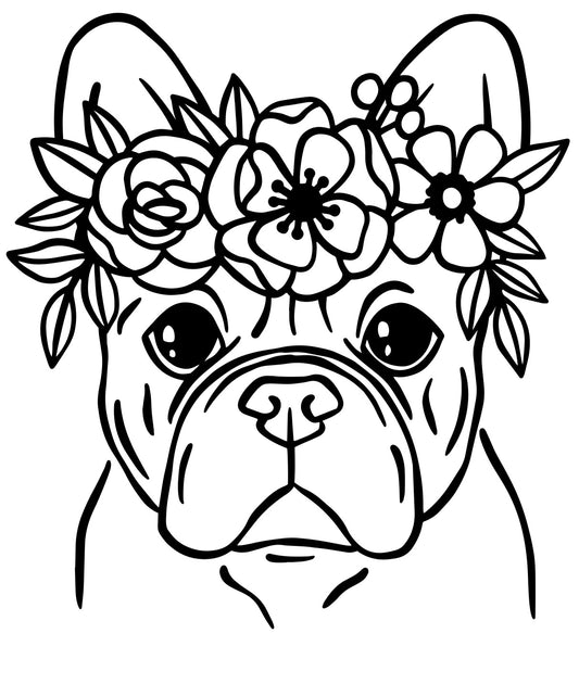 Französische Bulldogge Autoaufkleber #34