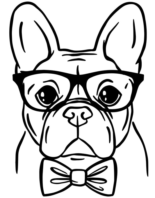 Französische Bulldogge Autoaufkleber #35