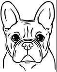 Französische Bulldogge Türschild / Dekoschild nach Wunsch - Holz