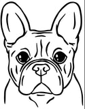 Französische Bulldogge Türschild / Dekoschild nach Wunsch - Holz