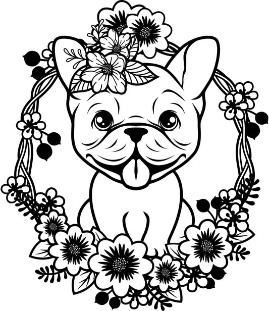 Französische Bulldogge Autoaufkleber #220