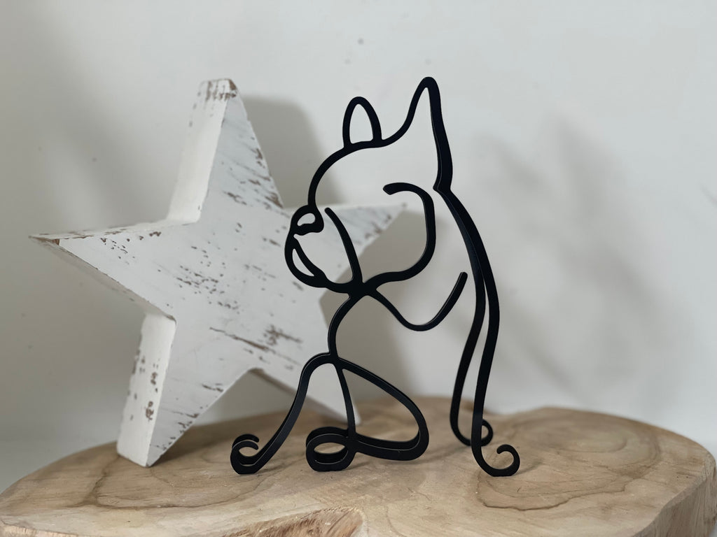 Französische Bulldogge Figur mit Flügeln – Bullyzauber (Maria Thieme)