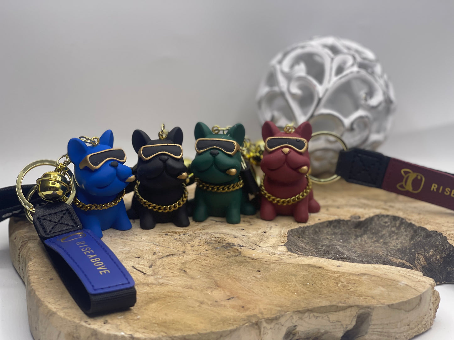 Französische Bulldogge Schlüsselanhänger