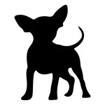 Chihuahua Silhouette Autoaufkleber #5