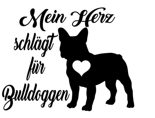 Französische Bulldogge Autoaufkleber #21